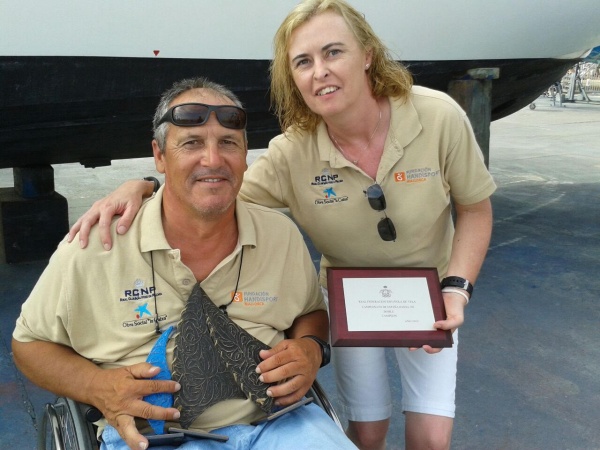 Angel Vega y Carmen García, campeones de España de Vela Adaptada