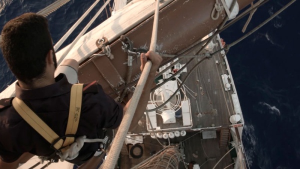 El Juan Sebastián de Elcano, como nunca antes se había visto
