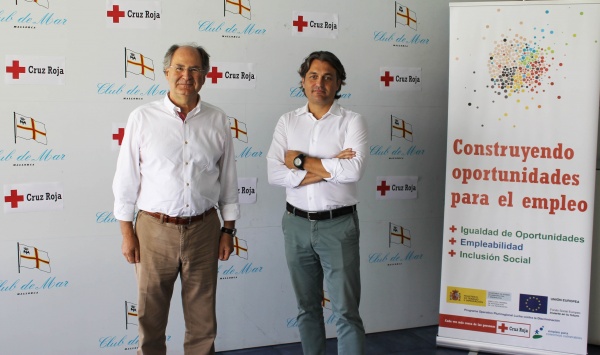 El Club de Mar Mallorca y Cruz Roja colaboran por la inserción laboral