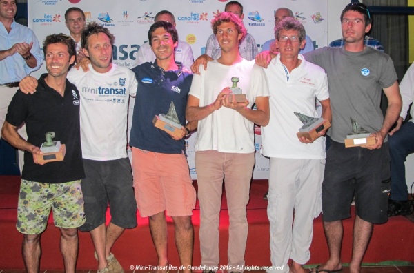 Arrecife acogió la entrega de premios de la primera etapa de la Mini Transat