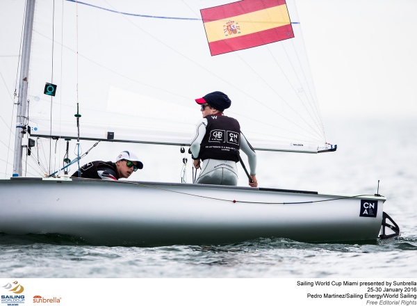 Gallego y Reyes, mejor tripulación española en el estreno en Miami