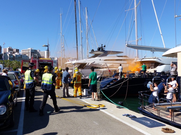 Las marinas de IPM Group llevaron a cabo un simulacro de incendio