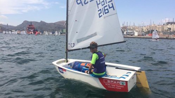 Lucas Rinetti, de Es Nàutic, gana el VII Trofeo Ciudad de Cartagena