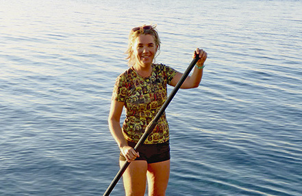 Stand Up Paddle  –  das geht sogar im Winter