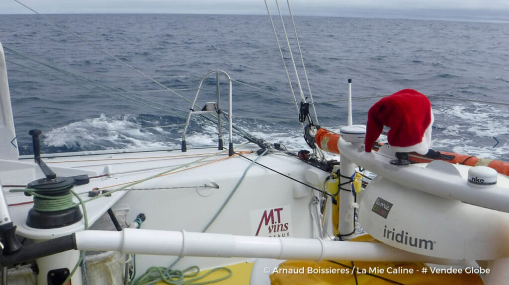 La Navidad en solitario y a bordo de un bólido en el Océano Austral