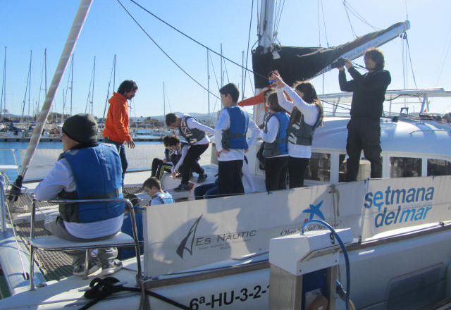 La Setmana del Mar se abre a alumnos con necesidades educativas especiales