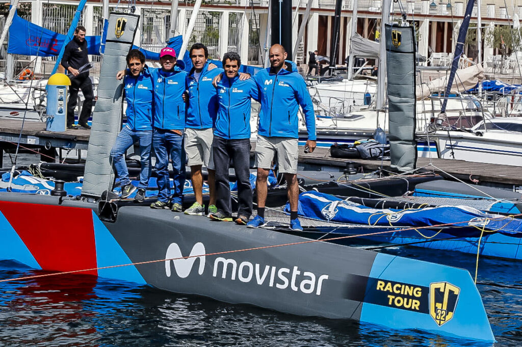 Iker Martínez liderará al Movistar en el circuito de catamaranes GC32