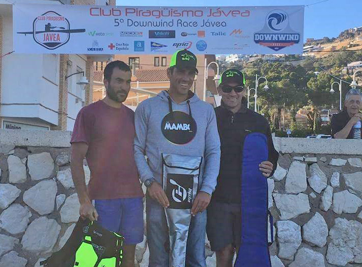 Daniel Sánchez, del CN Sant Antoni, gana el Downwind Race de Jávea