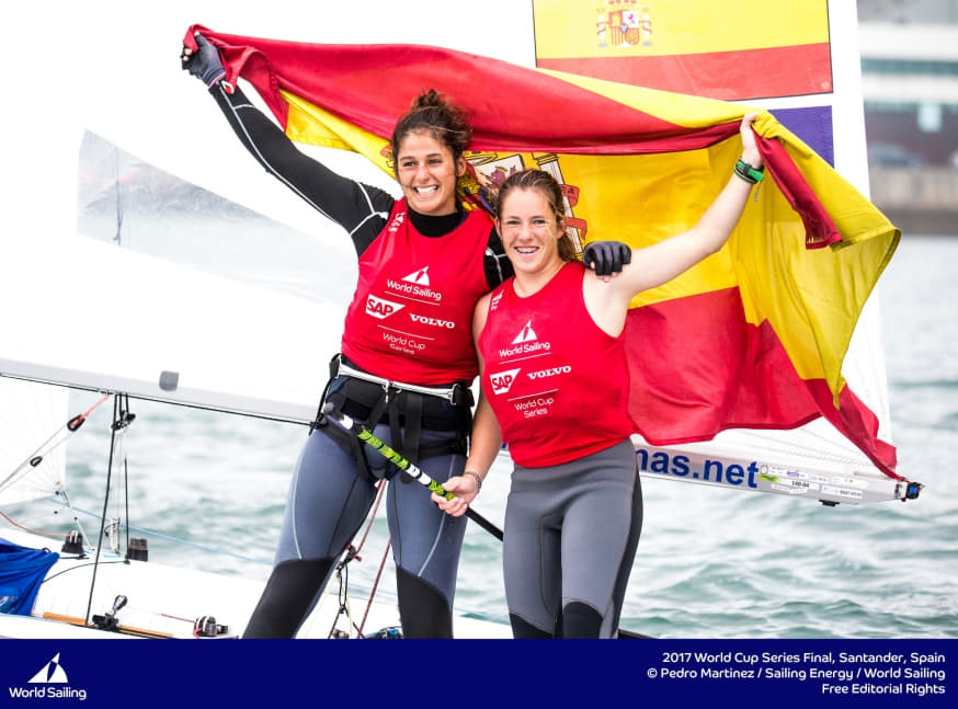España consigue un oro y un bronce en la final de la World Sailing