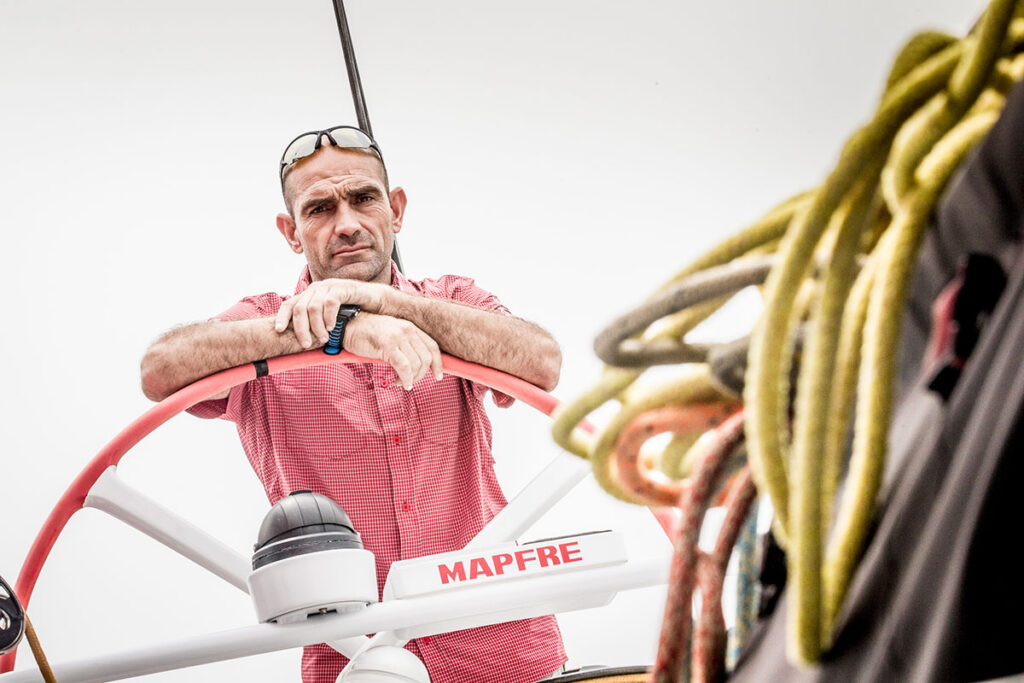Xabi Fernández se pone al frente del MAPFRE para la Volvo Race