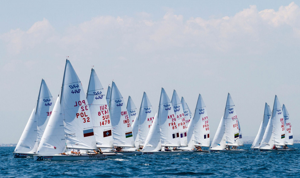 Siete tripulaciones españolas compiten en el mundial de 470