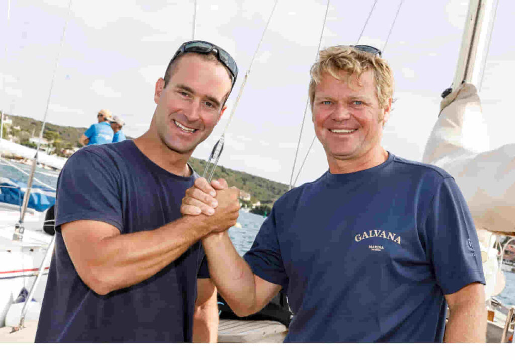 Pella y Santurde disfrutaron de la vela clásica antes de una nueva aventura en la Transat Jaques Vabre