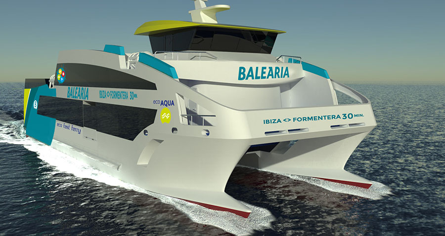 Baleària incorpora un ‘eco fast ferry’ en la línea Eivissa-Formentera