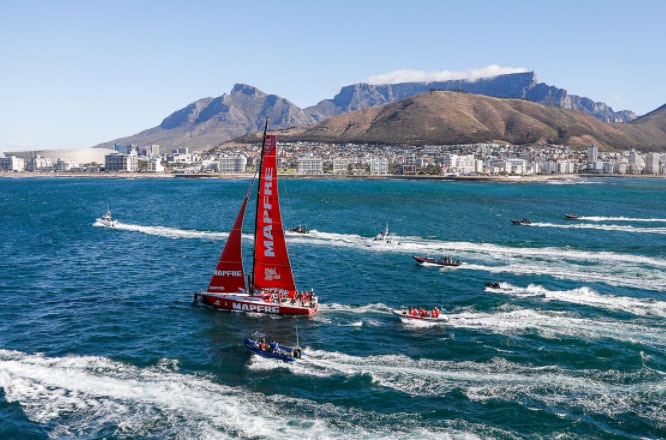 El MAPFRE gana la segunda etapa de la Volvo Ocean Race