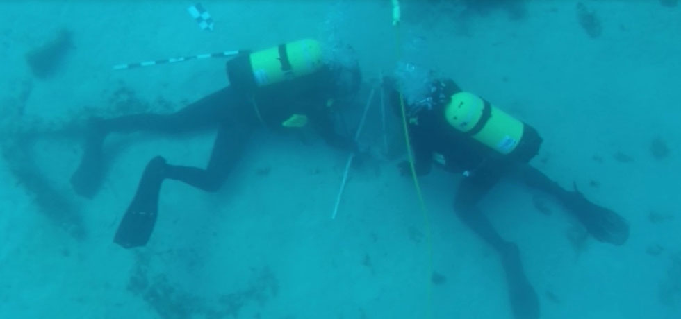 La Armada y el Consell colaboran en la carta arqueológica subacuática