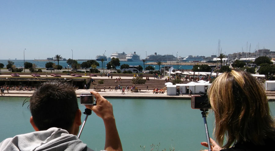 Los cruceristas están satisfechos con Baleares como destino turístico