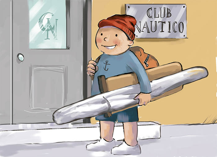 El mascarón de proa del sector náutico