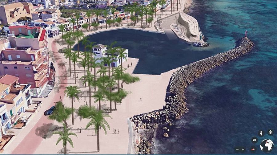 So wird der neue Club Marítimo del Molinar aussehen