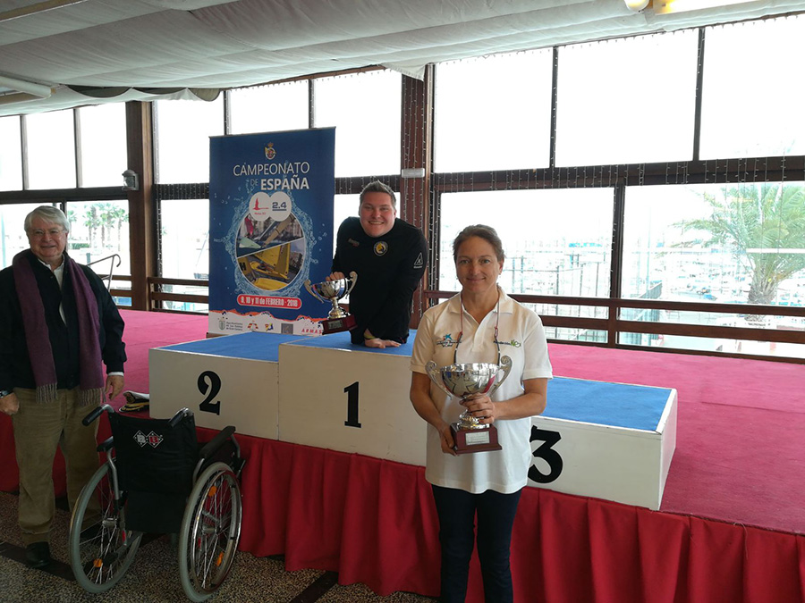 Violeta del Reino gana el Campeonato de España de Hansa 303