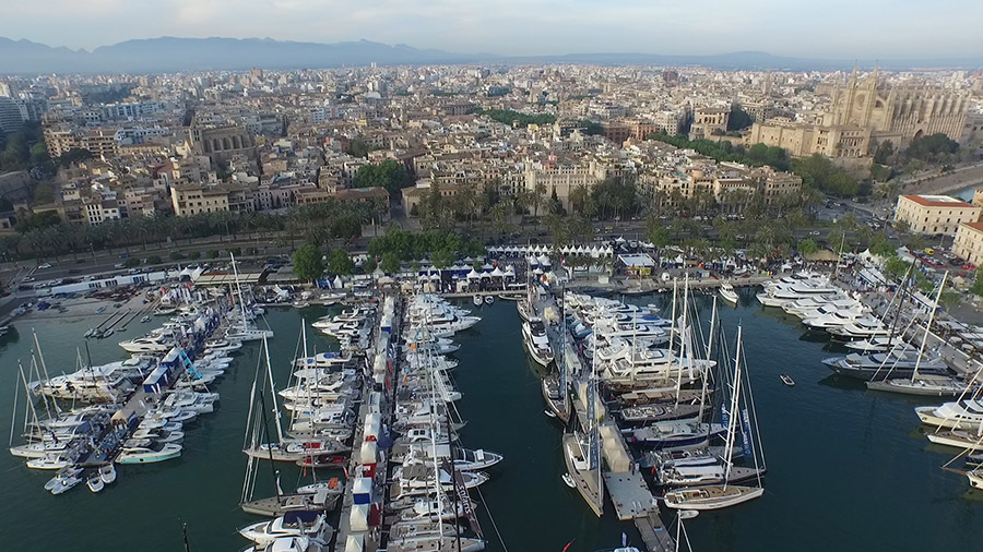 El Palma Boat Show  a vuelo de Ícaro