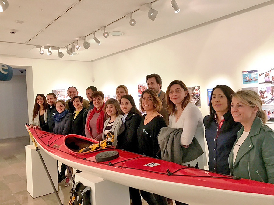 Inaugurada la exposición «Piragüismo con nombre de mujer»