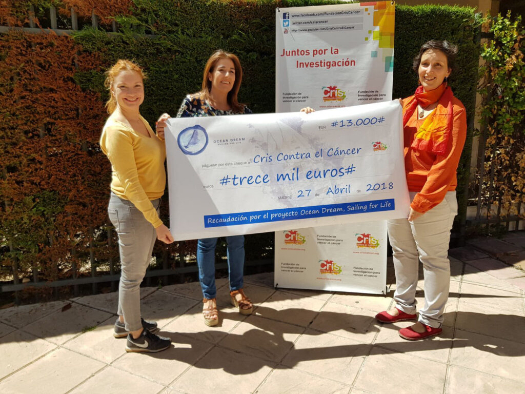 Ocean Dream destina su solidaridad a la Fundación Cris Cáncer