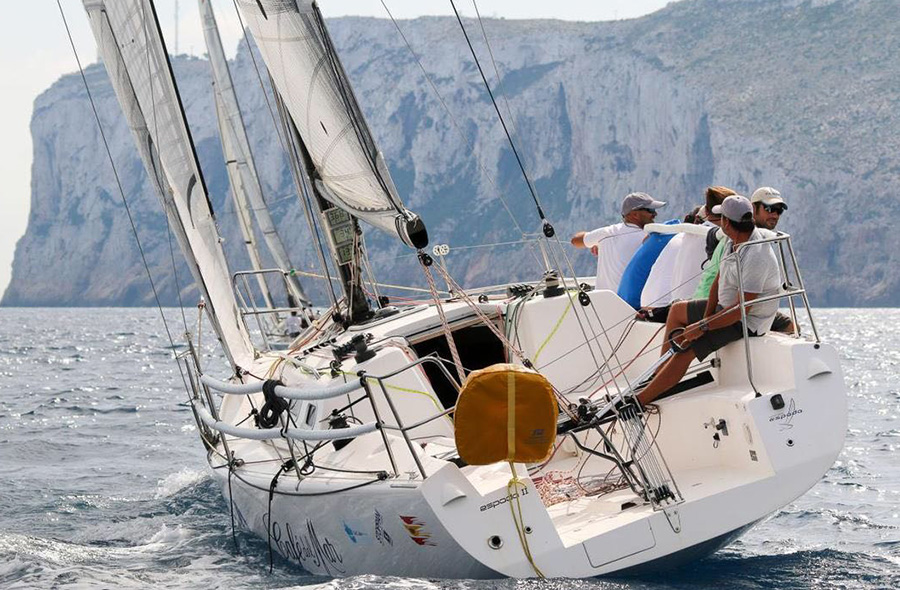 El viento endureció la llegada a Sant Antoni de la La Ruta de la Sal