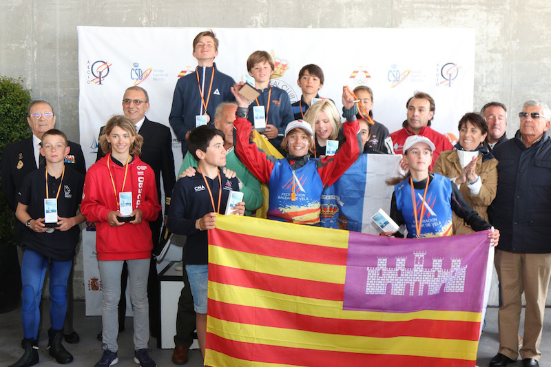 Dominio balear en la Copa de España de Optimist