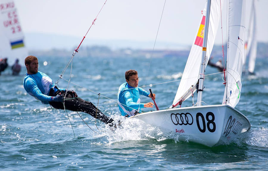 Dos tripulaciones nacionales finalizan en el top 10 del europeo de 470