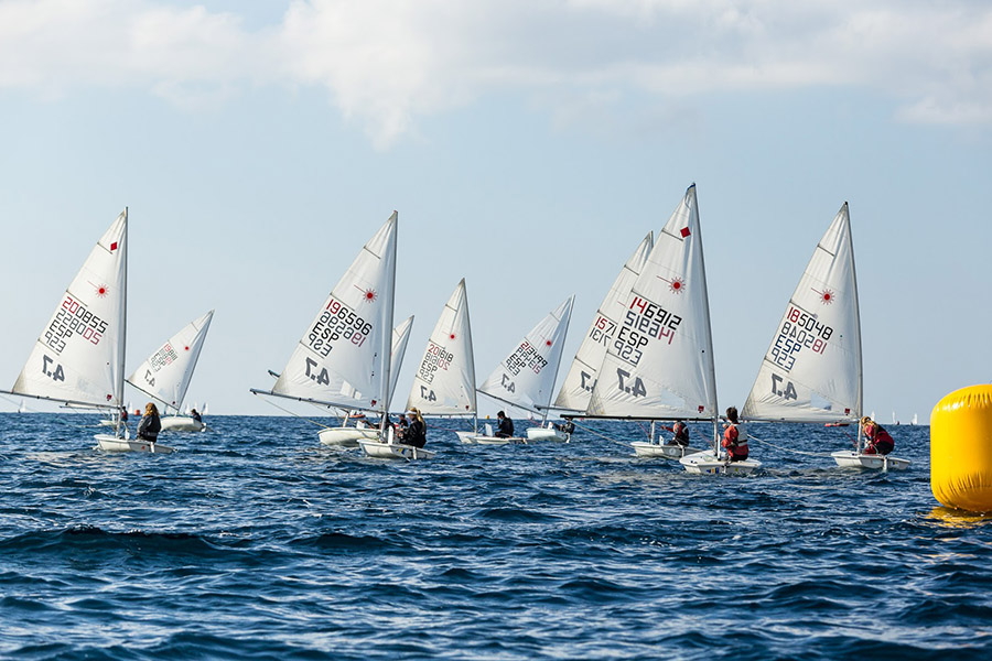 Más de 70 inscritos en el Trofeo Illes Balears de Laser 4.7
