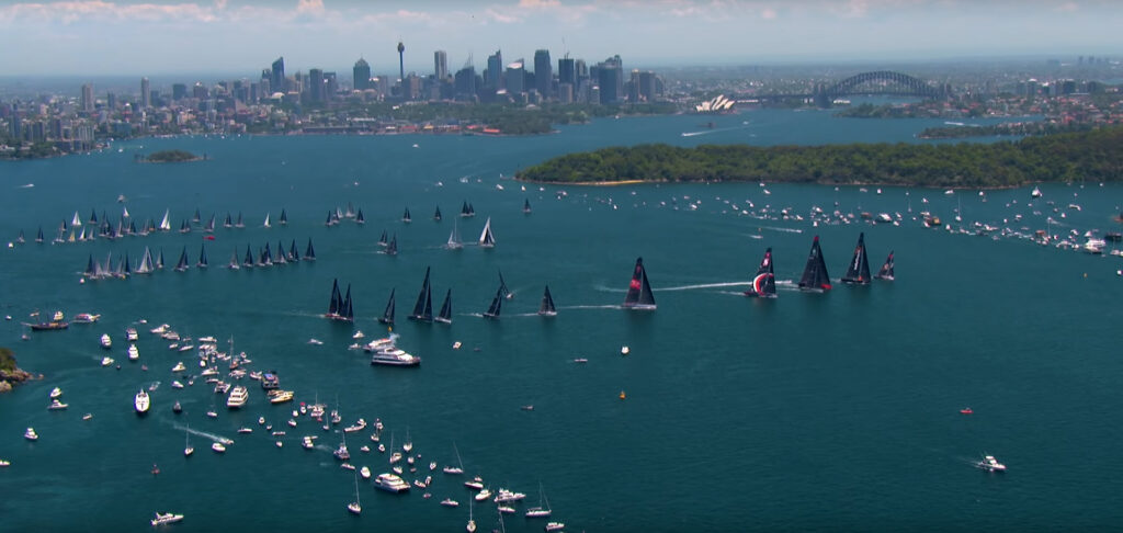 Espectacular inicio de la regata Sydney-Hobart