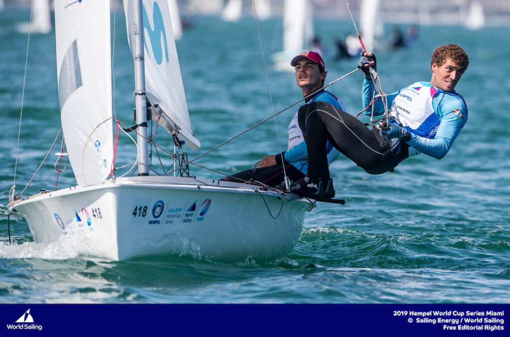 Xammar y Rodríguez, líderes en la Copa del Mundo de Miami antes de la medal race
