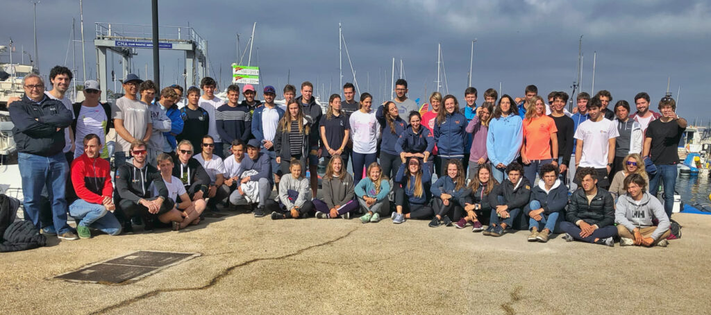 El equipo español de vela juvenil se prepara en Mallorca para la temporada 2019