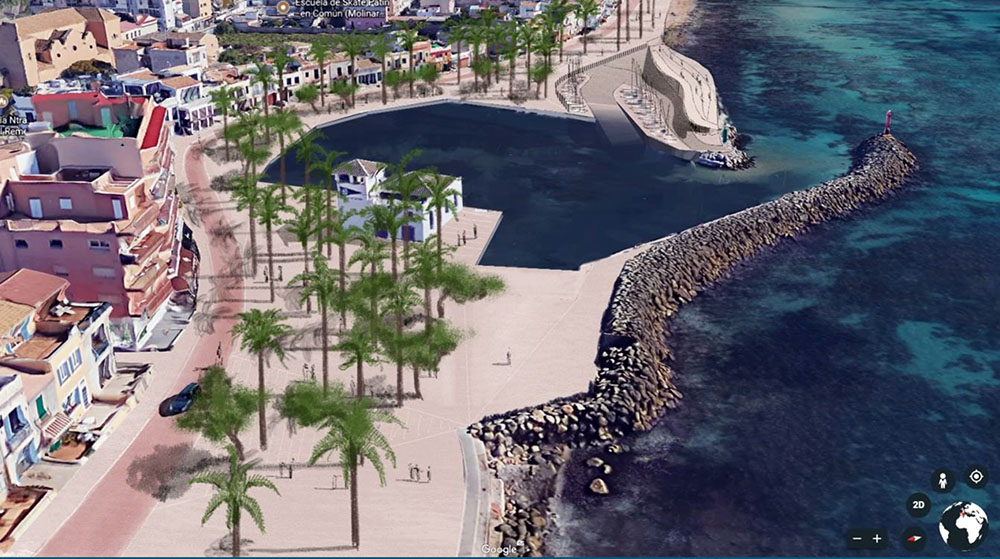 Tensión en el Molinar por la solicitud de parar las obras del puerto