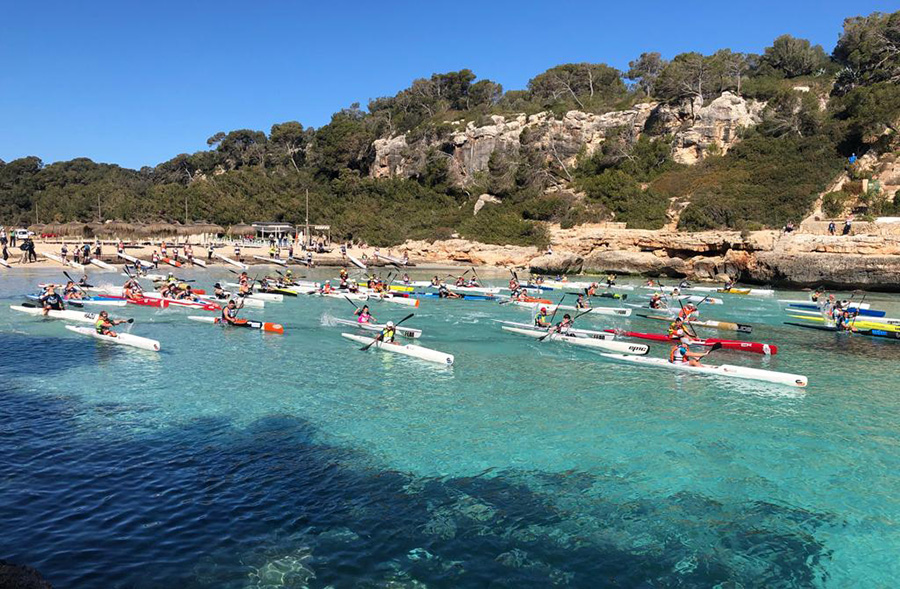 El RCN Palma gana el Campeonato de Baleares de kayak de mar