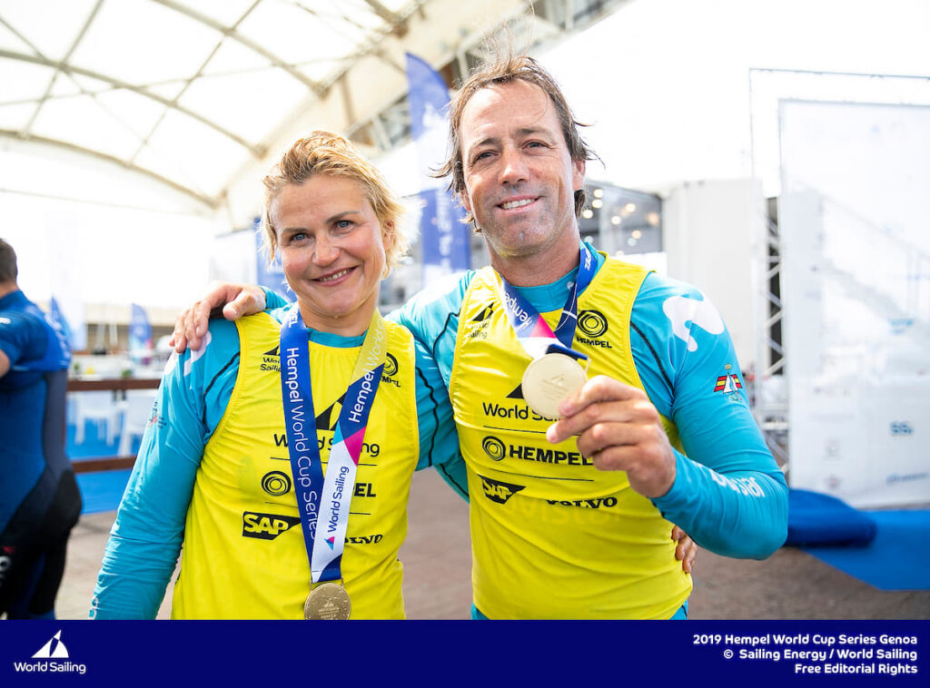 Iker Martínez y Olga Maslivets ganan el oro en la Copa del Mundo de Génova
