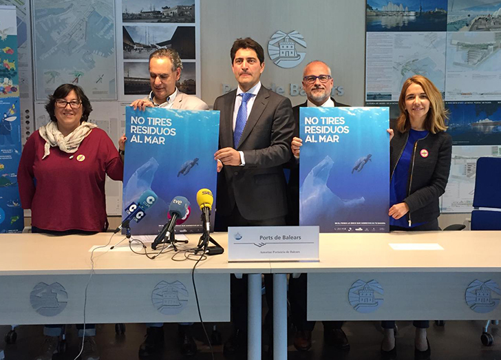 Campaña de sensibilización contra la basura en los puertos deportivos