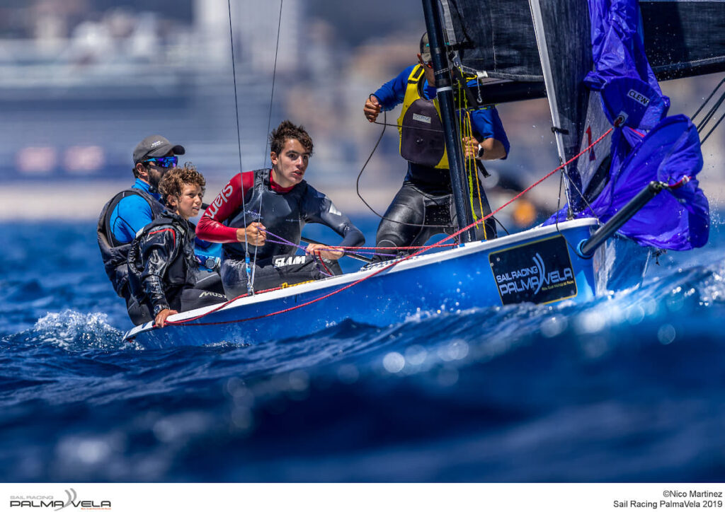 Pedro Marí y sus pupilos lideran la Sail Racing PalmaVela en Viper 640