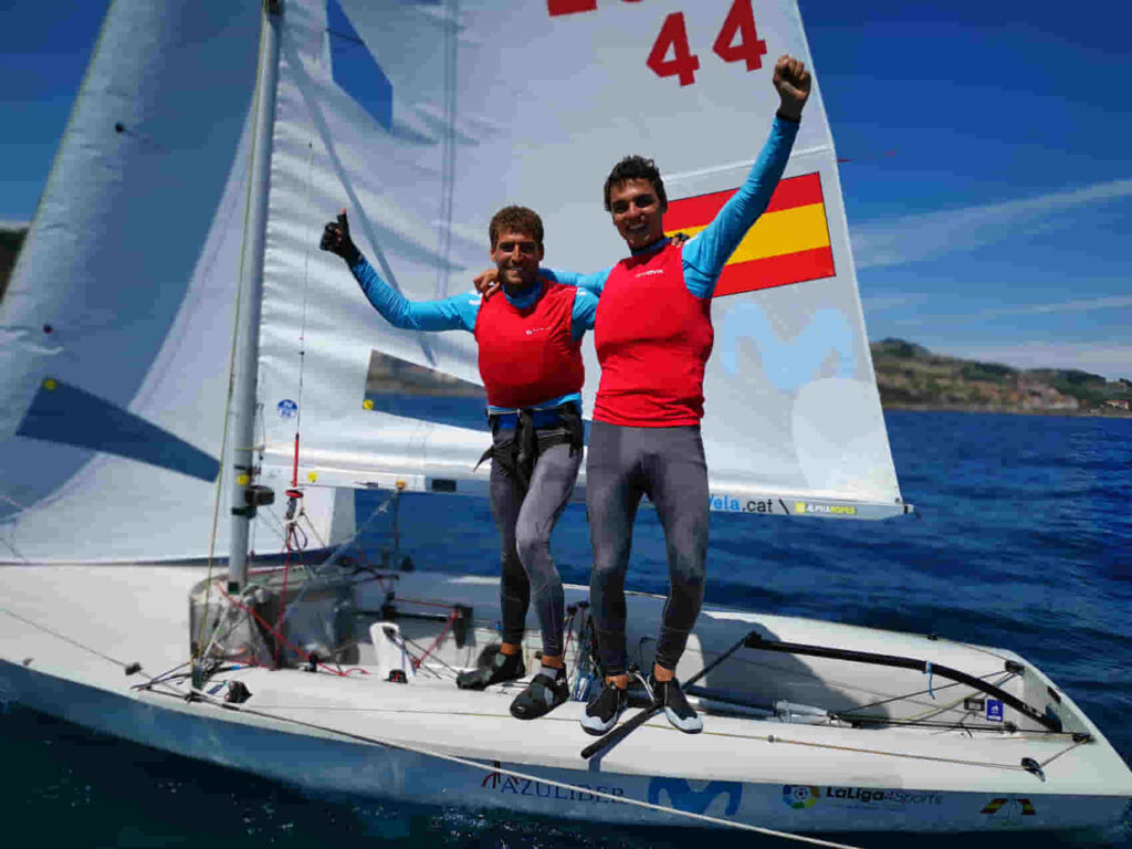 Jordi Xammar y Nicolás Rodríguez, subcampeones de Europa de 470