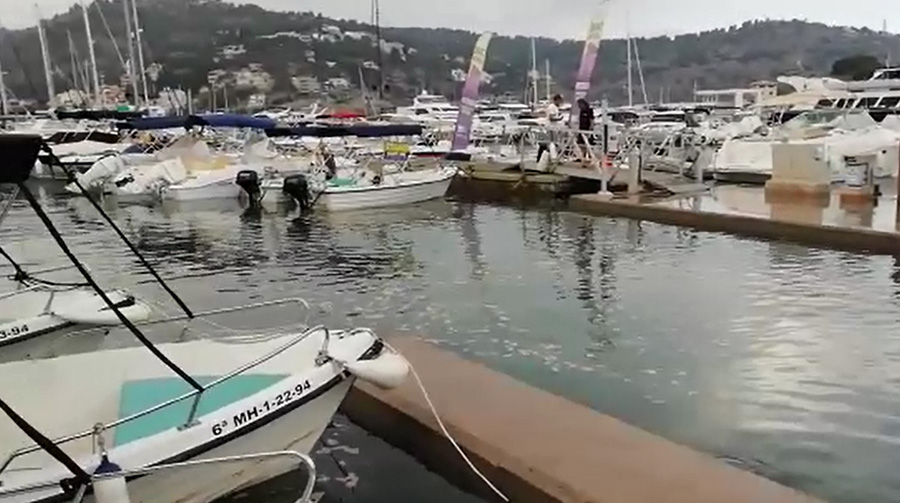 El Port de Sóller registra la mayor rissaga de los últimos años
