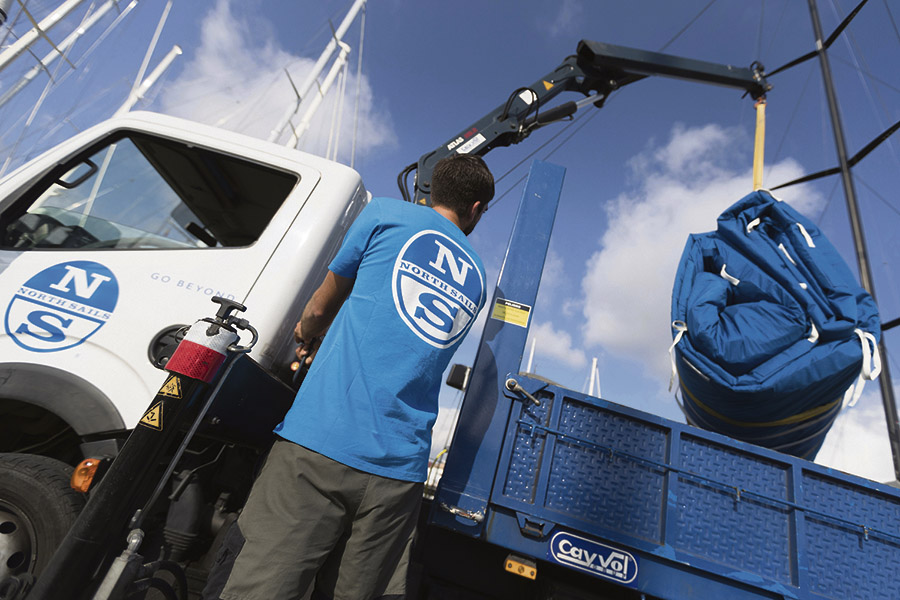 Las velas, siempre a punto con North Sails