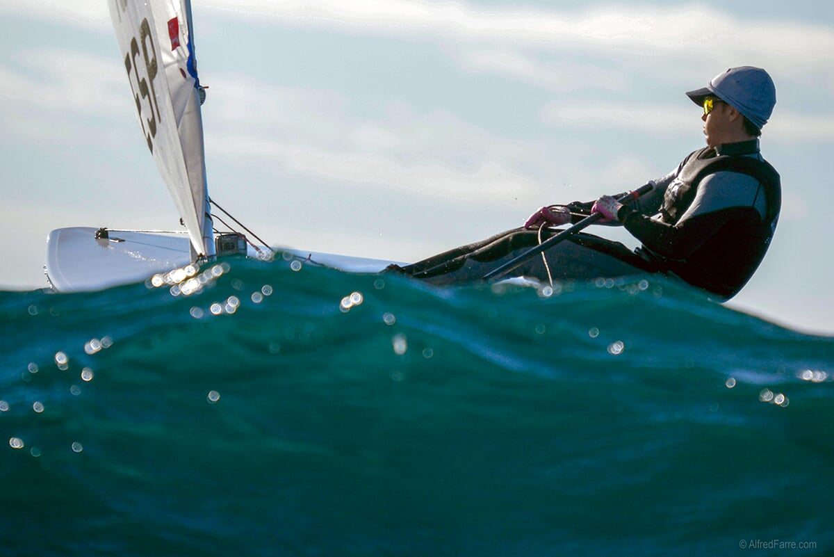 Fátima Reyes, campeona en láser radial de la Christmas Race
