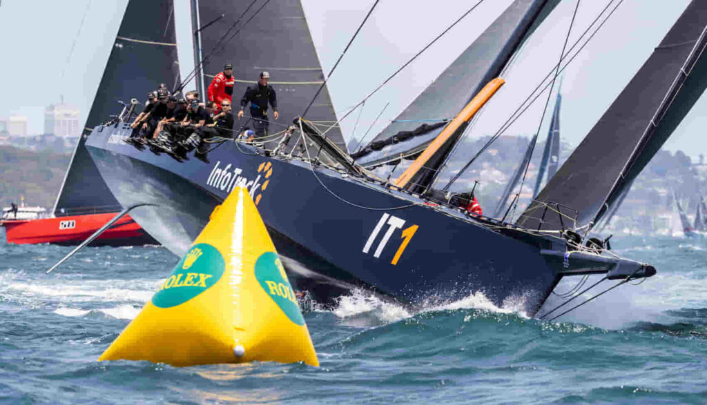 La flota de la 75ª Rolex Sydney Hobart pone rumbo sur