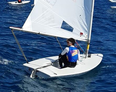 David Ponsetí, mejor Sub16 en el Campeonato de España de Laser 4.7