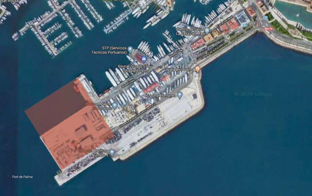 Dos propuestas para  el muelle de las gaviotas del puerto de Palma