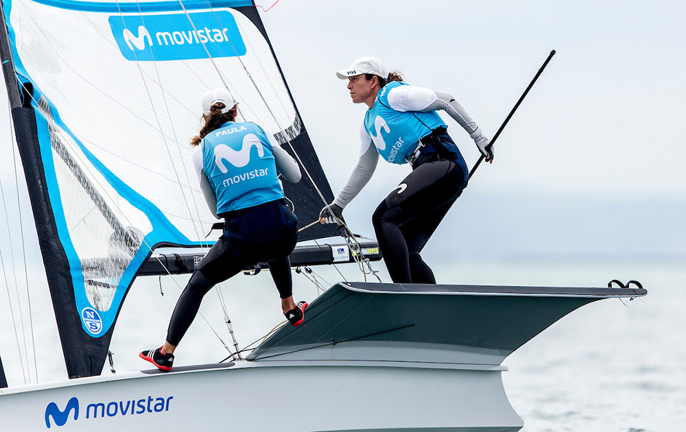 Paula Barceló empieza con buen pie el Mundial de 49er FX