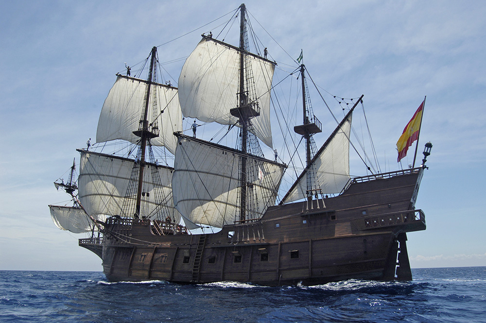 El galeón Andalucía visitará el Club de Mar Mallorca