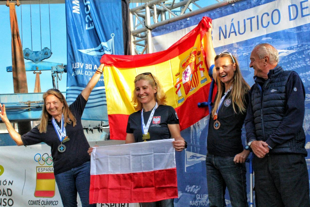 Violeta del Reino, plata en el europeo de vela adaptada