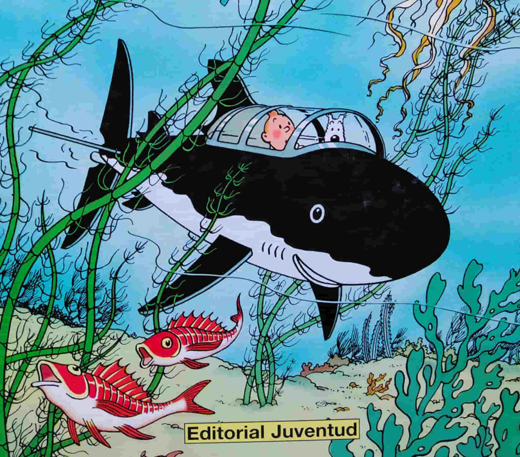 Tintín y los barcos