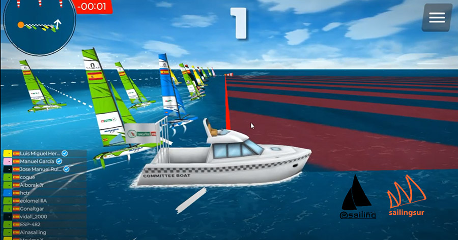 Este fin de semana arranca la Copa de España eSailing 2020